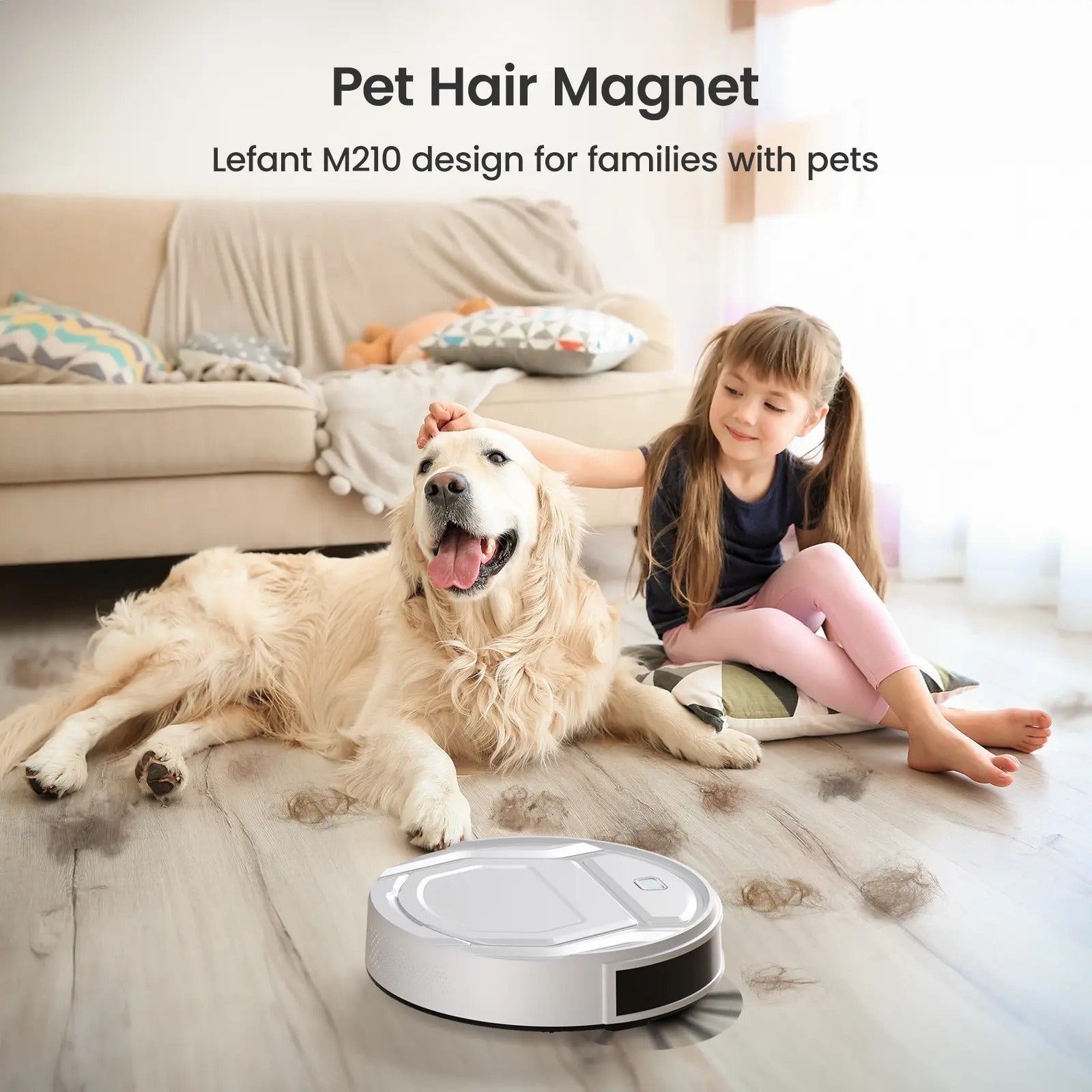 Smart Robot Vacuum Cleaner with 720° Obstacle Avoidance, App Control & 2200Pa Suction